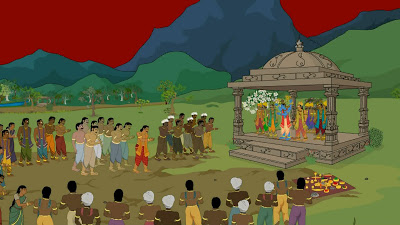 1-16 The gathering for Vishnu's contest